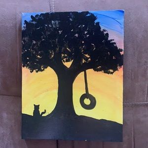 Sunrise, Original Art Acrylic Painting